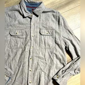 Woolrich men casual button Shirt-‎ Large